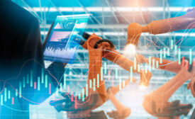 Process Capa Image of robotics or digital intelligent manufacturing operation concept.