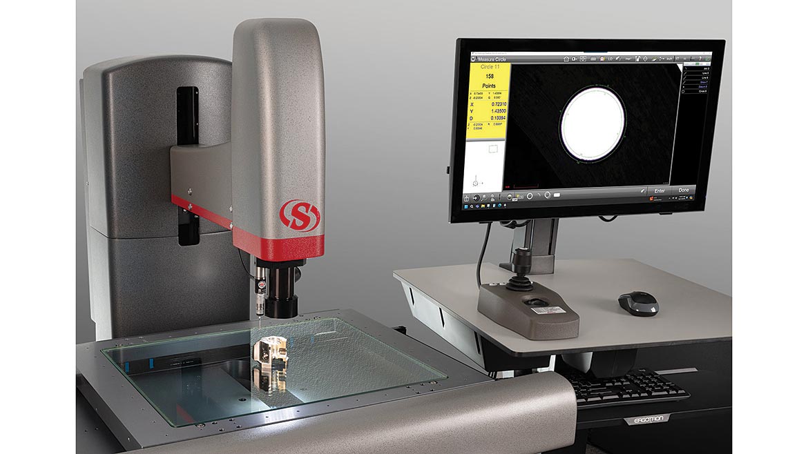 CNC Vision System equipped with powerful software for automatic part recognition.