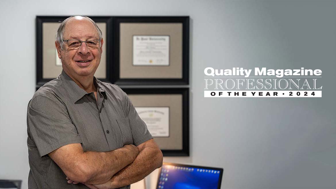 2024 Quality Professional of the Year winner, Dr. Milton Krivokuca