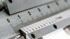 Close up image of a caliper.