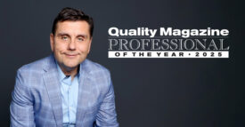 1440x750 portrait of Ben Tomic with a dark background and the 2025 Quality Professional of the Year logo to the right.