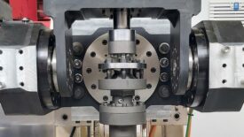 Close up of an AHP ball joint tester system.