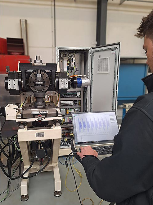 AHP’s ball joint test at AHP’s headquarters.