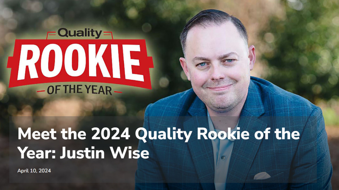 2024 Quality Rookie of the Year: Justin Wise